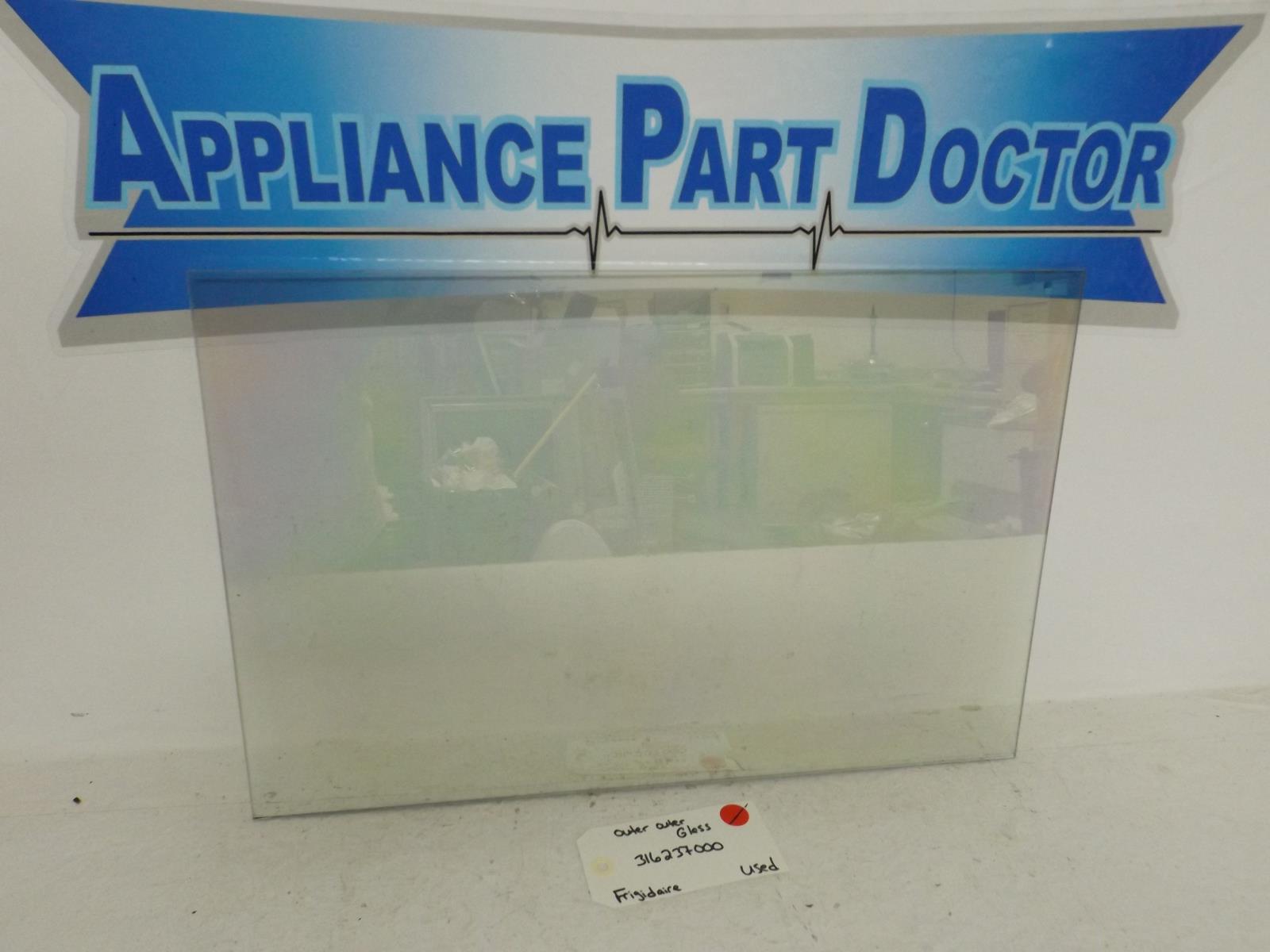 Frigidaire Stove 316237000 Outer Outer Glass Used Frigidaire Stove 316237000 Outer Outer Glass Used